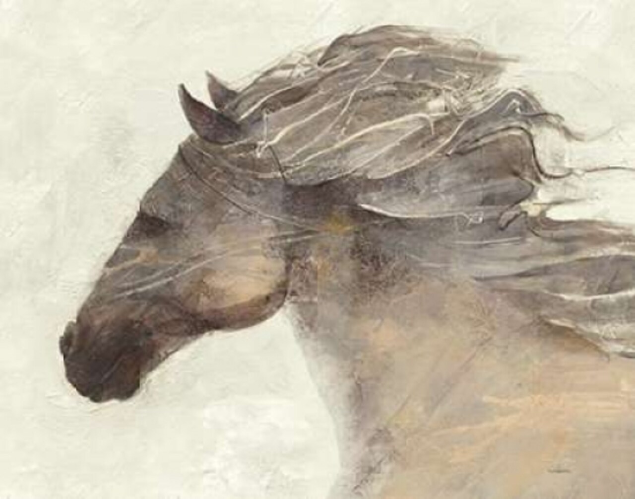 Into the Wind Ivory Poster Print by Albena Hristova - Item # VARPDX18666